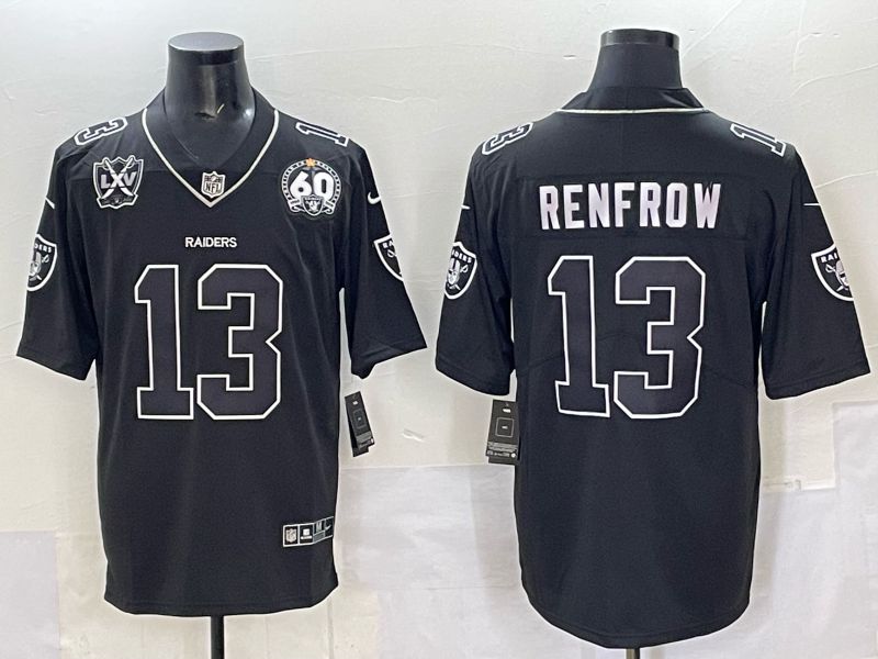 Men Oakland Raiders #13 Renfrow Black Nike 2025 Limited NFL Jersey 004